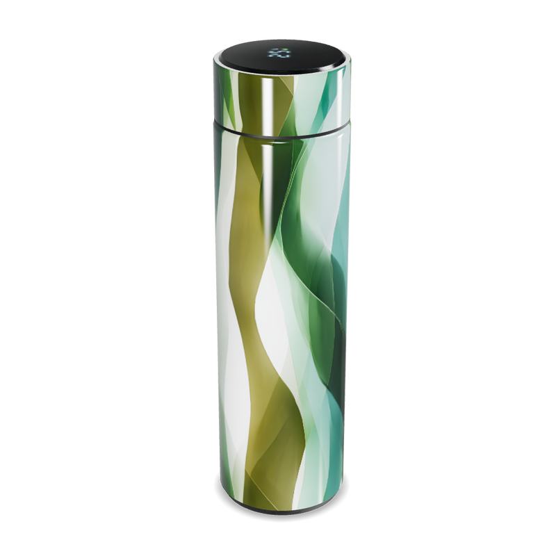 Garrafa Térmica Touch - Verde Estampada