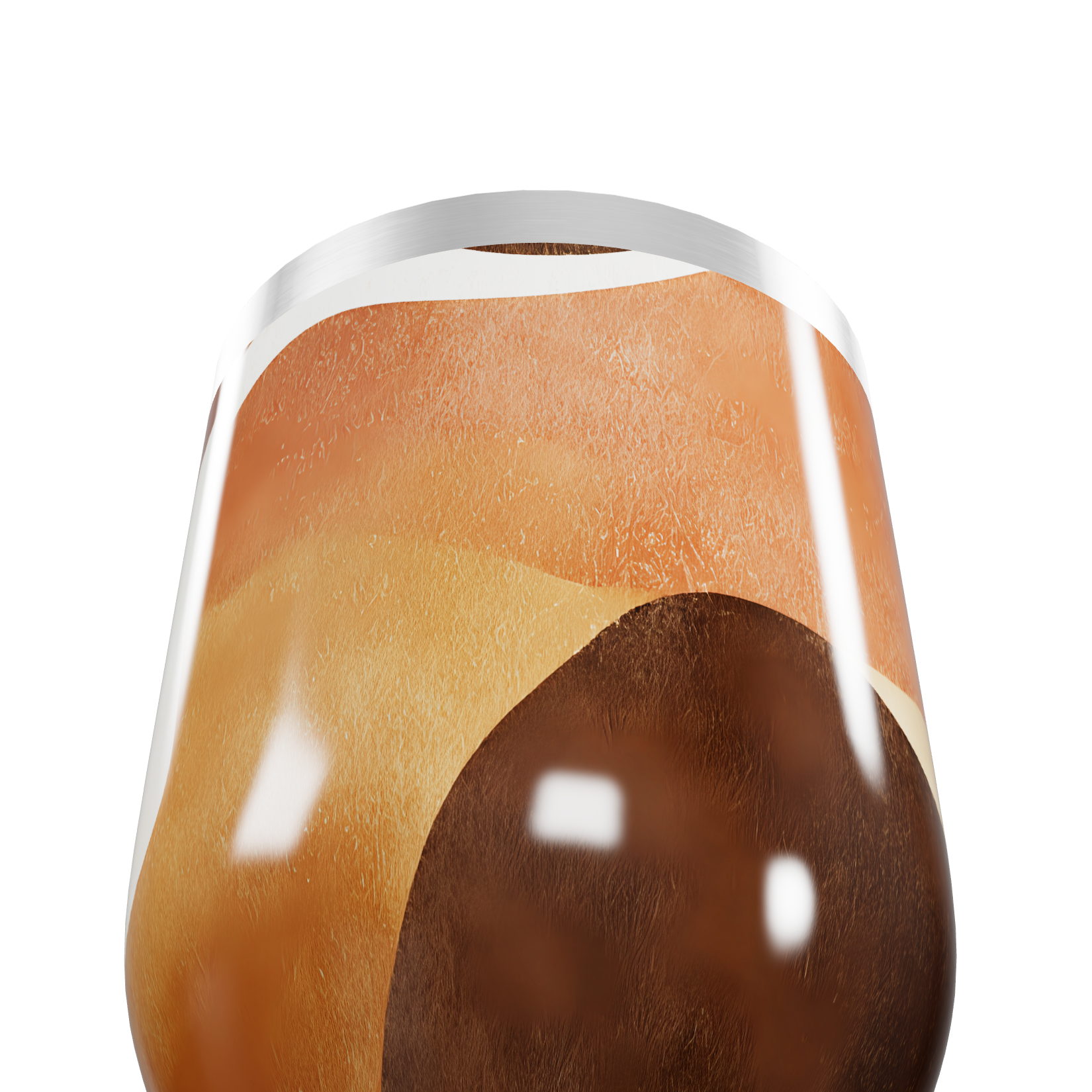 Copo Térmico Slim - Estampa Abstrata Colorida