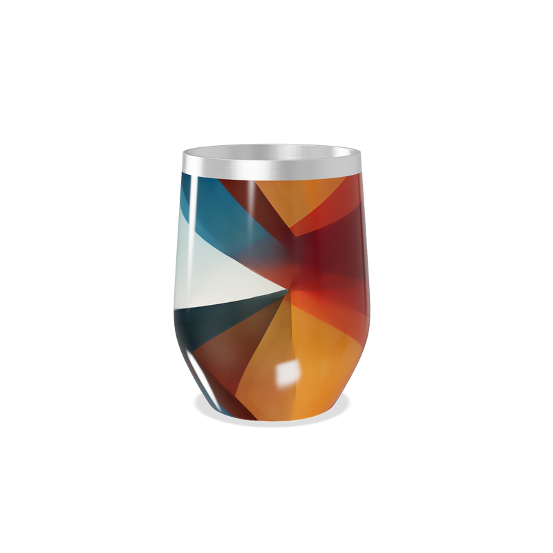 Copo Térmico Slim - Geométrico Colorido Inox