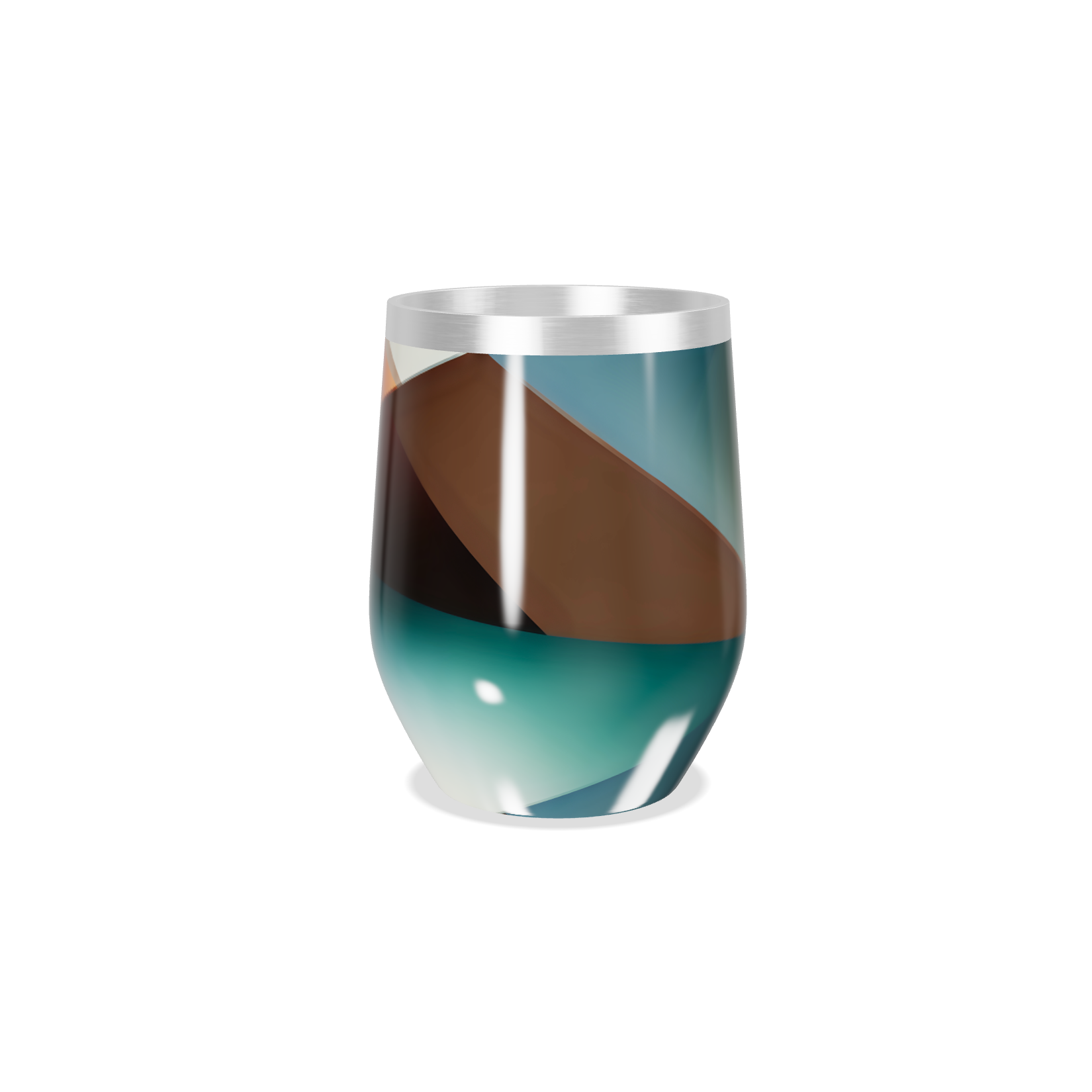 Copo Térmico Slim - Colorido Abstrato