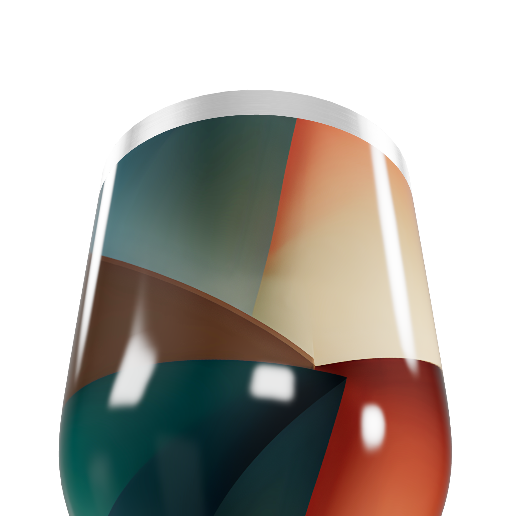 Copo Térmico Slim - Colorido Abstrato