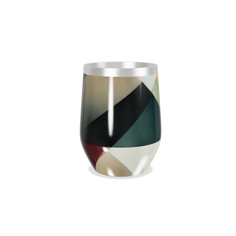 Copo Térmico Slim - Geométrico Colorido Inox