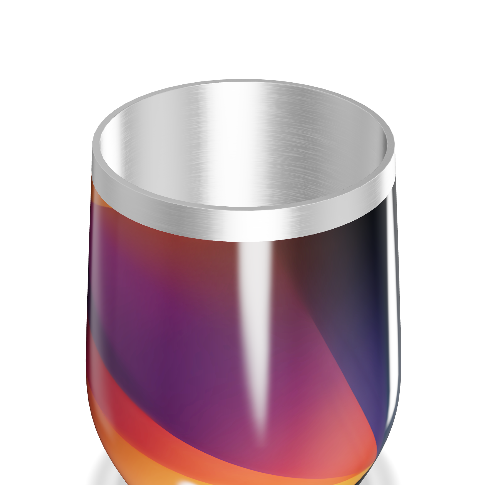 Copo Térmico Slim - Multicolorido Inox