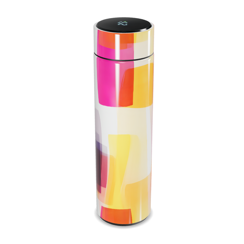 Garrafa Térmica Touch - Colorida com Display Digital