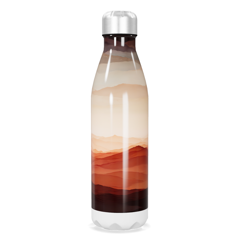 Garrafa Inox - Design Montanhas