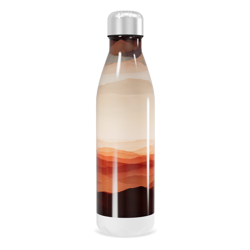 Garrafa Inox - Design Montanhas