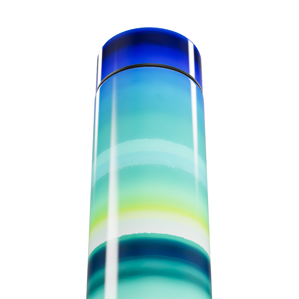 Garrafa Térmica Touch - Azul Degradê Digital