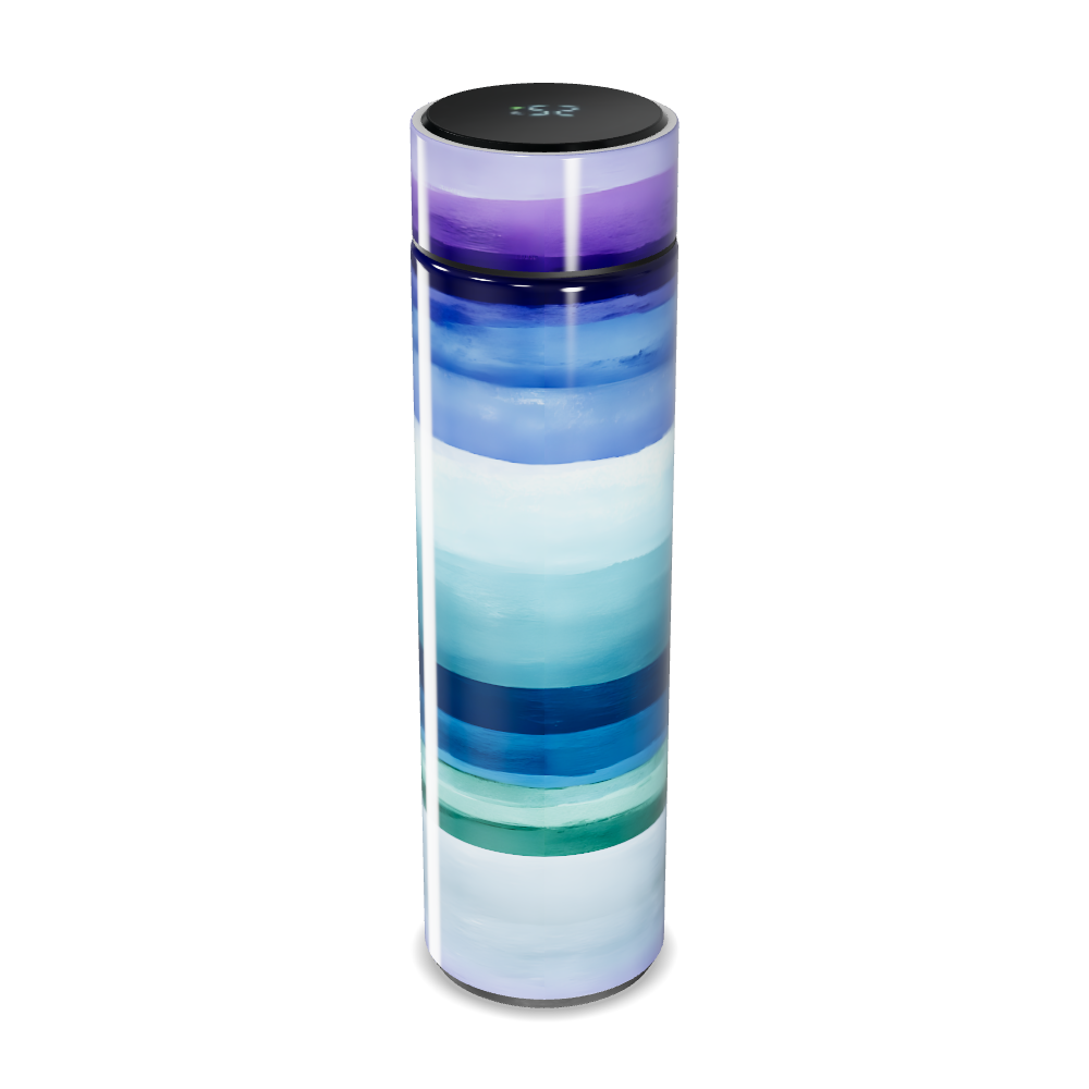 Garrafa Térmica Touch - Listras Coloridas