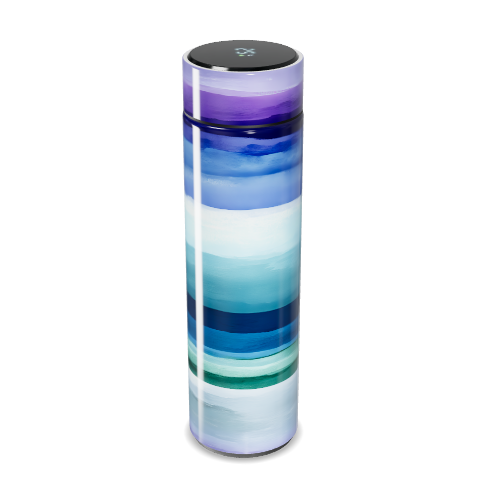 Garrafa Térmica Touch - Listras Coloridas