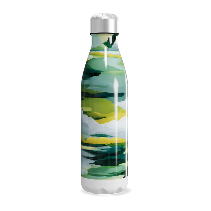 Garrafa Inox - Estampa Céu Verde