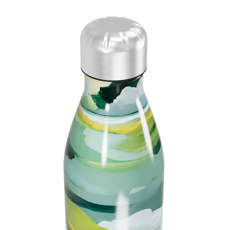 Garrafa Inox - Estampa Céu Verde
