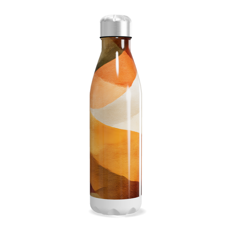 Garrafa Inox - Estampa Abstrata Colorida