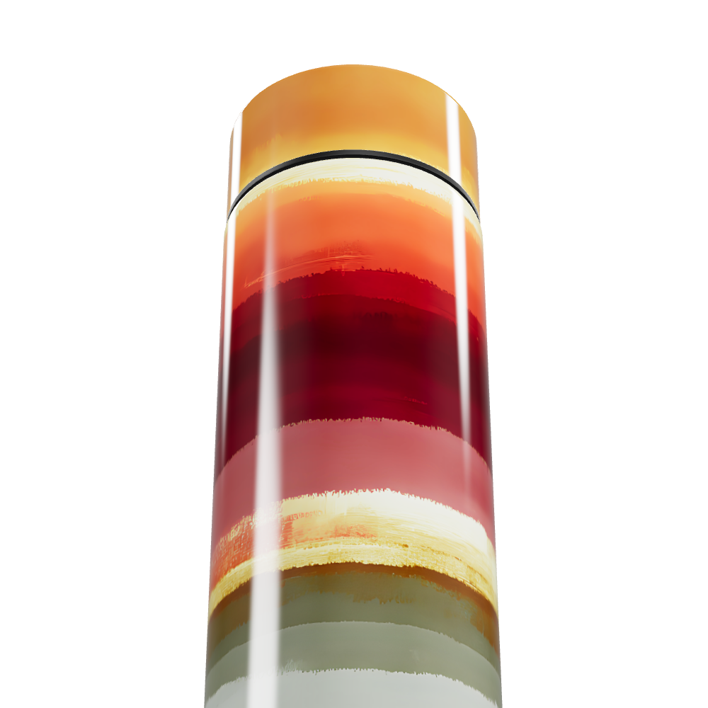 Garrafa Térmica Touch - Listras Coloridas