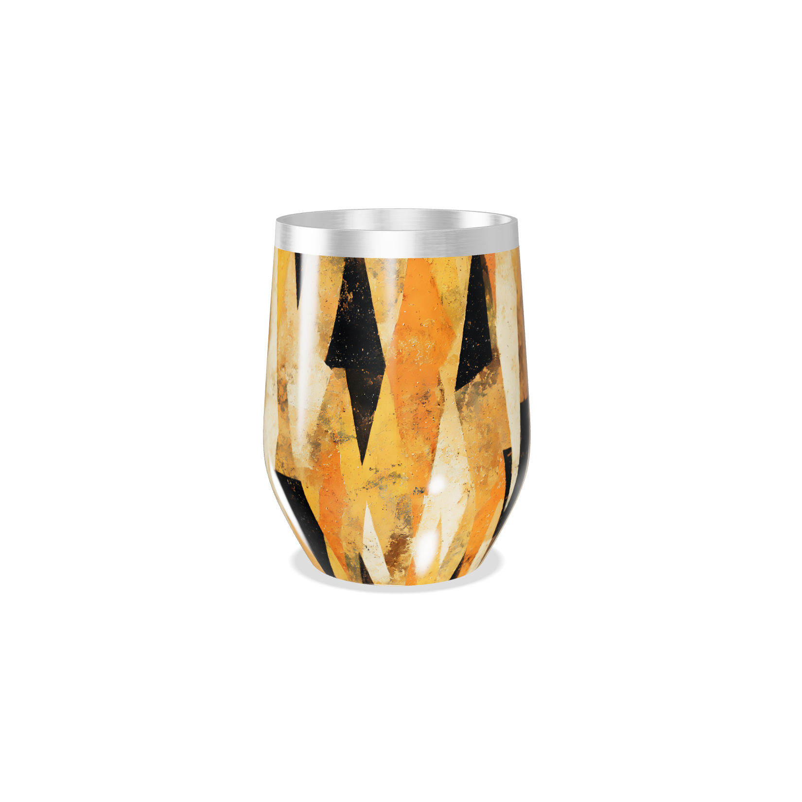 Copo Térmico Slim - Verde Listrado Inox