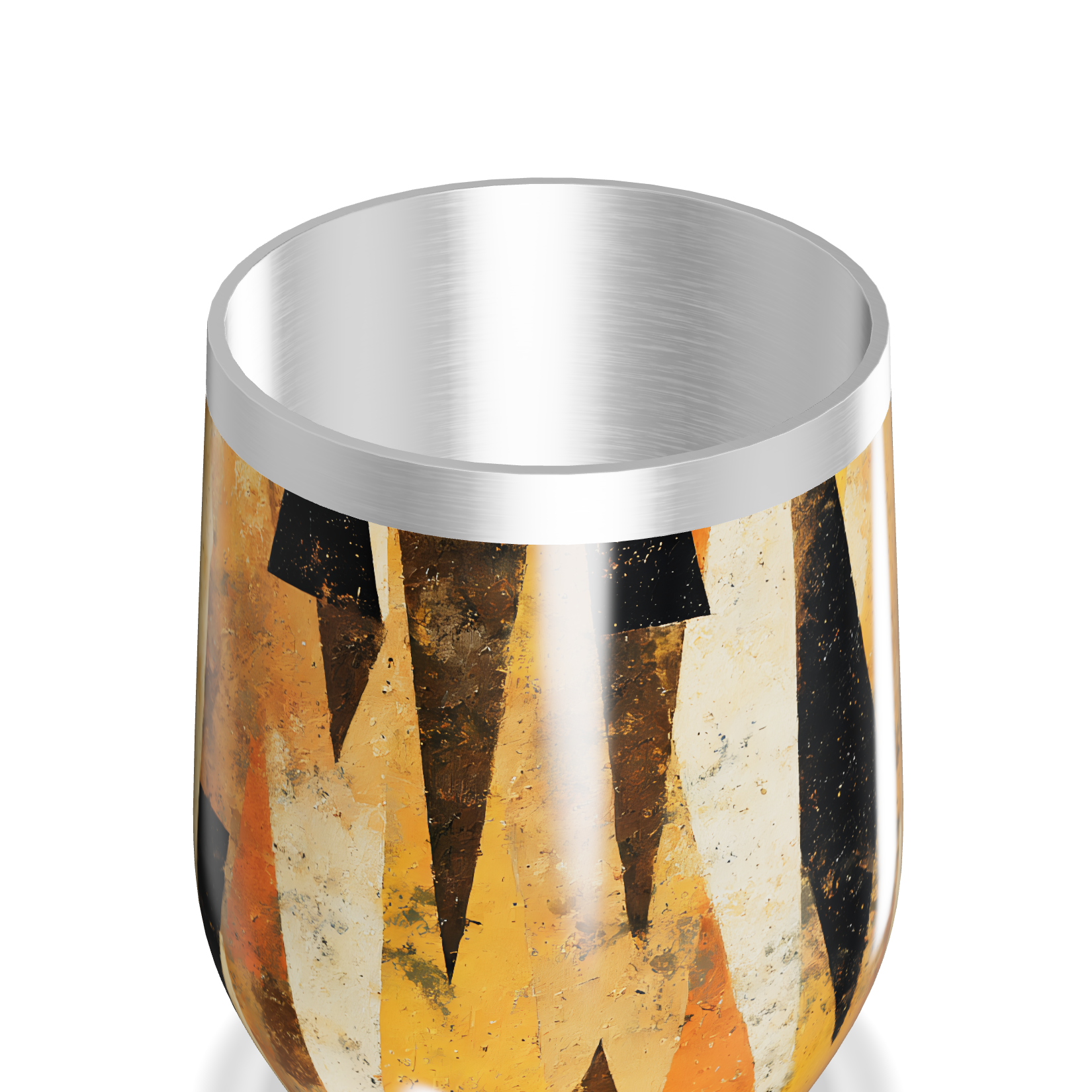 Copo Térmico Slim - Verde Listrado Inox