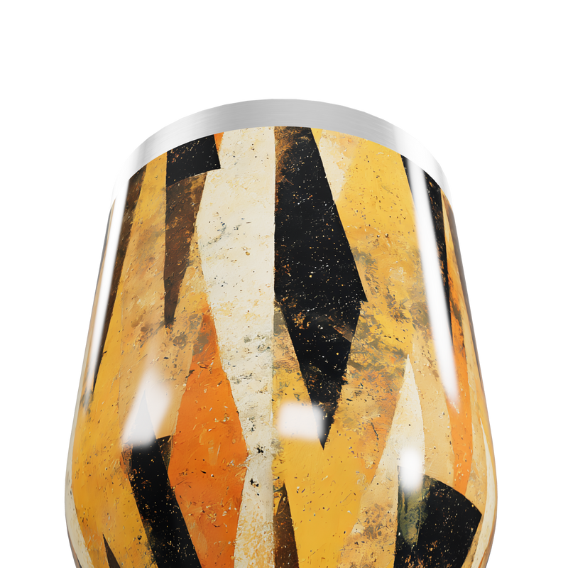 Copo Térmico Slim - Verde Listrado Inox