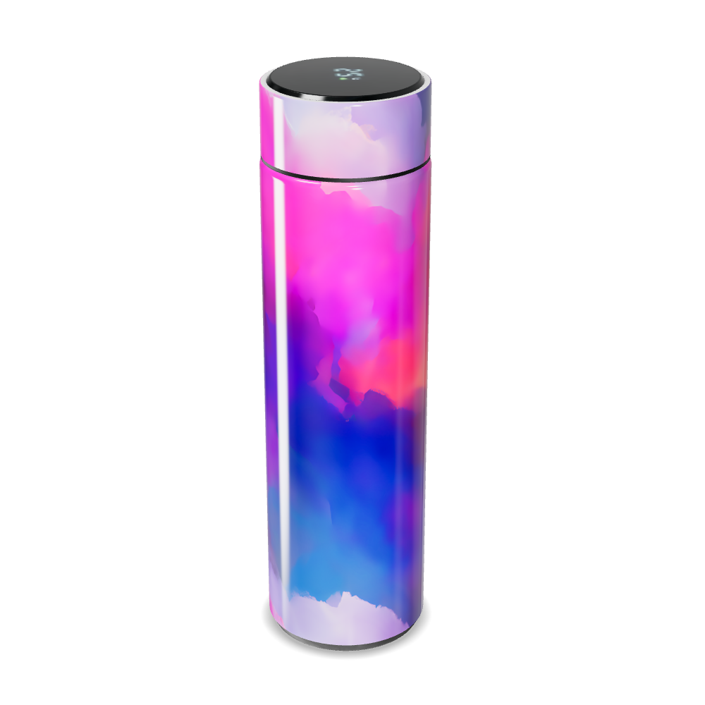 Garrafa Térmica Touch - Rosa com Display LED