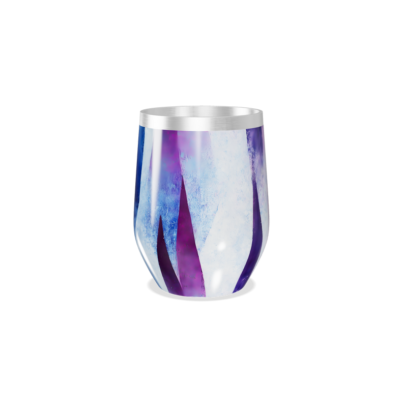 Copo Térmico Slim - Geométrico Azul Violeta