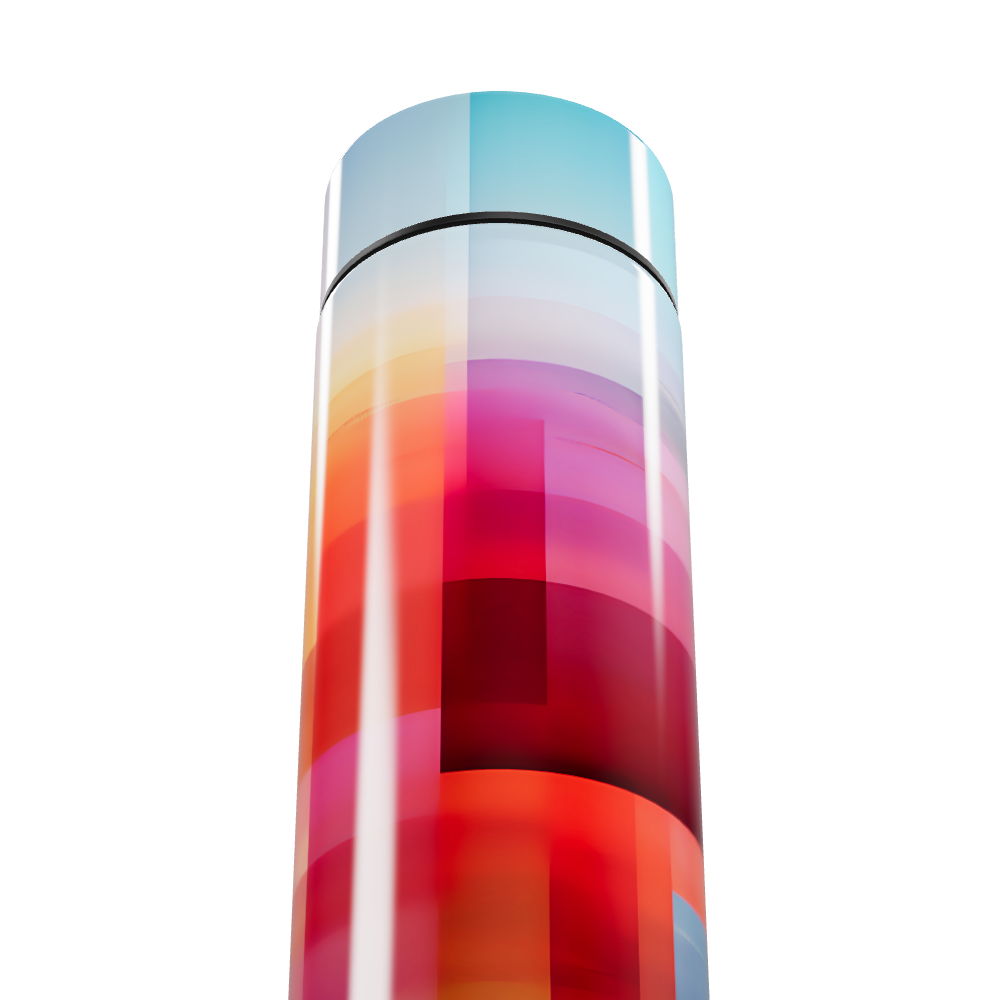 Garrafa Térmica Touch - Colorida Digital Inox