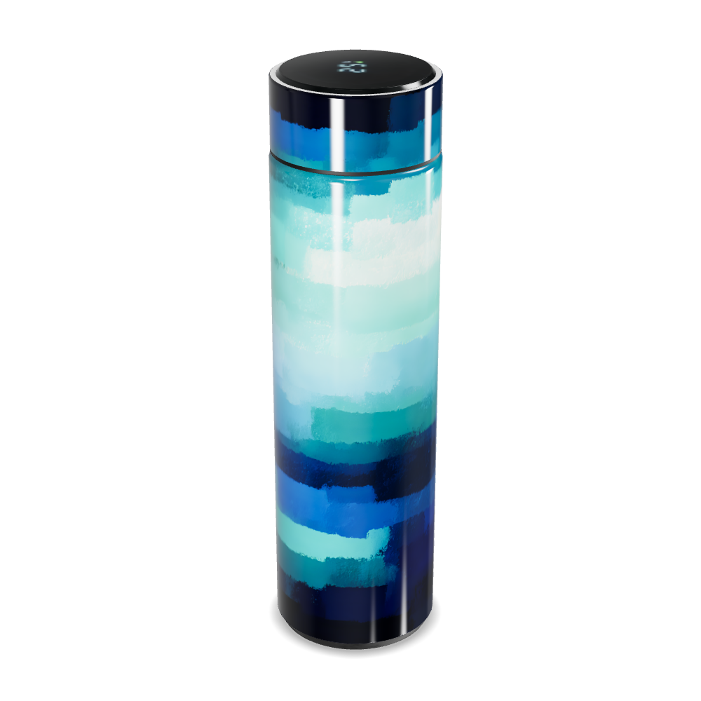 Garrafa Térmica Touch Azul Degradê