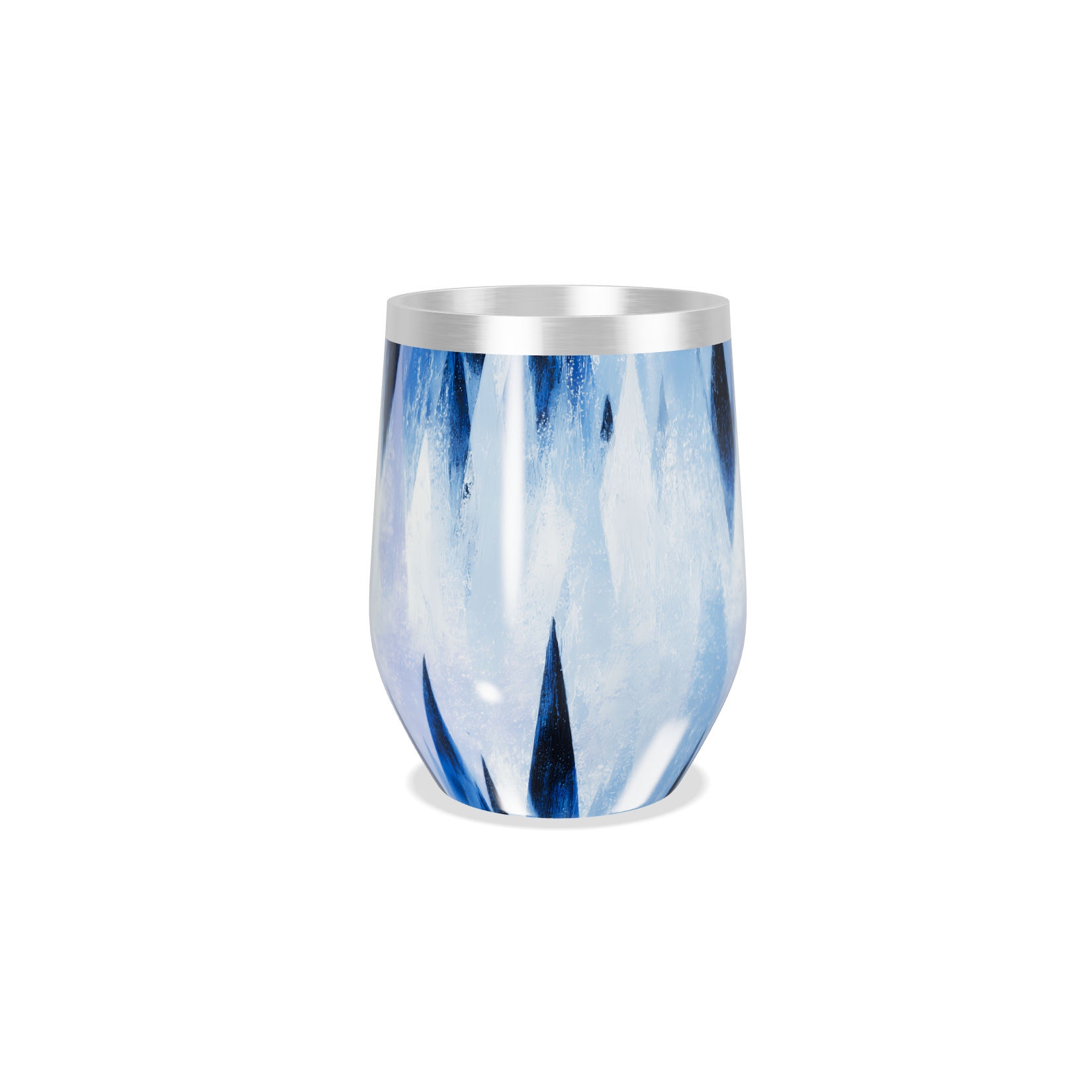 Copo Térmico Slim - Azul Geométrico Inox