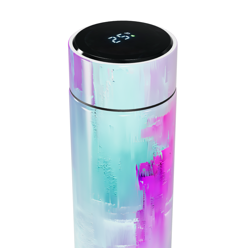 Garrafa Térmica Touch - Estampa Artística Colorida