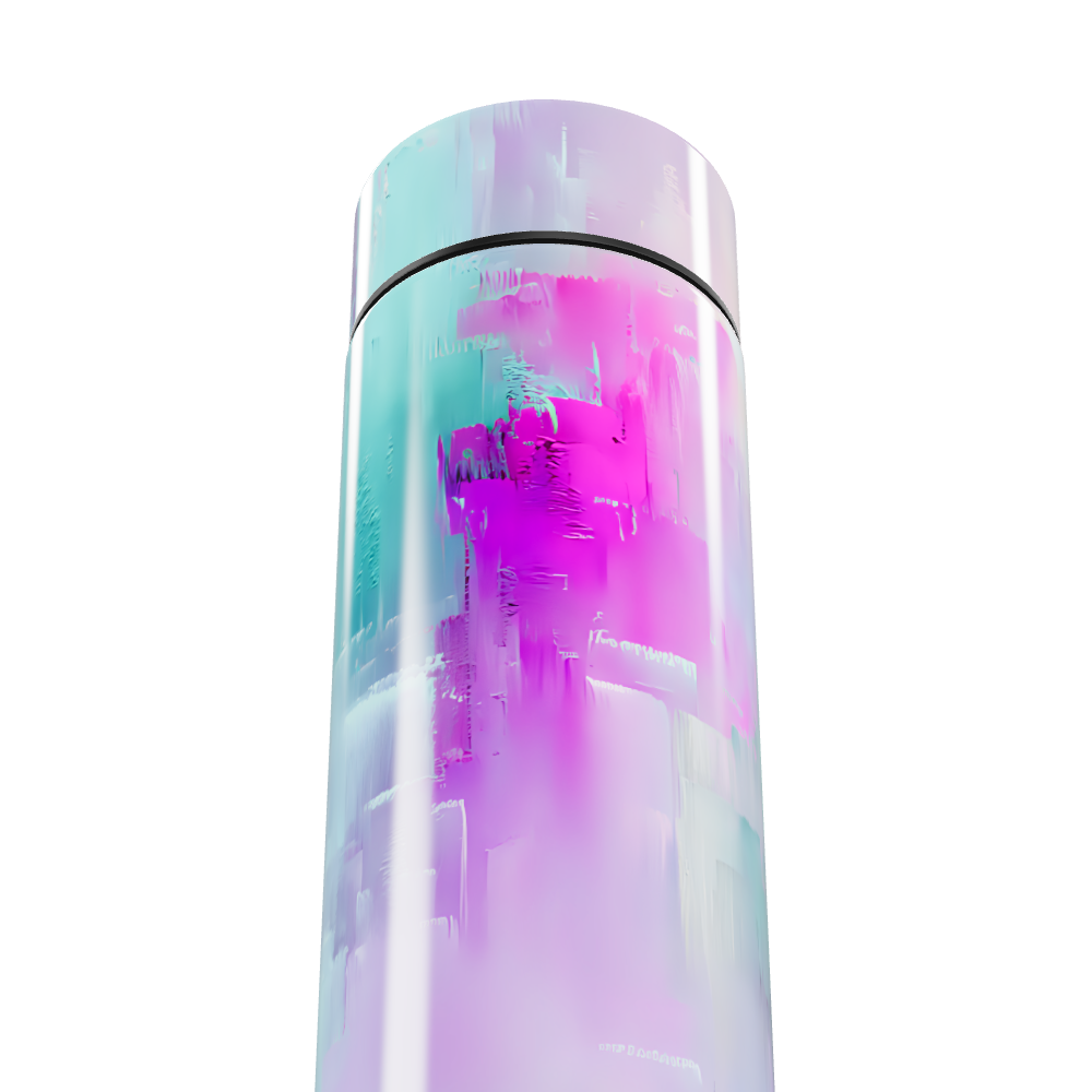 Garrafa Térmica Touch - Estampa Artística Colorida