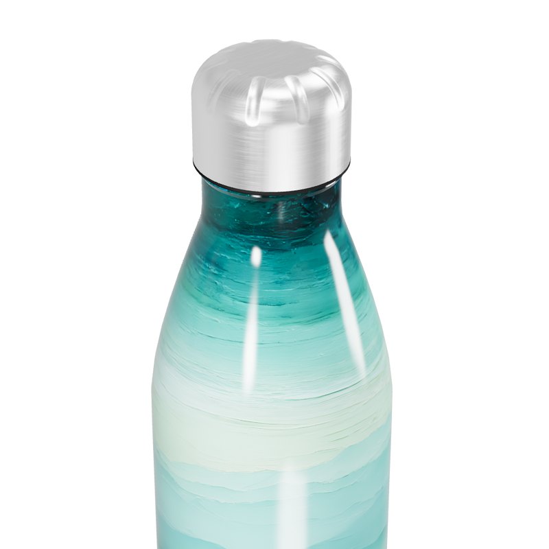 Garrafa Inox - Estampa Montanhas Azul