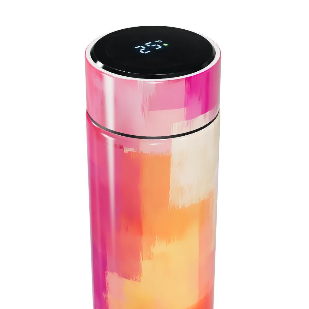 Garrafa Térmica Touch - Colorida com Display Digital