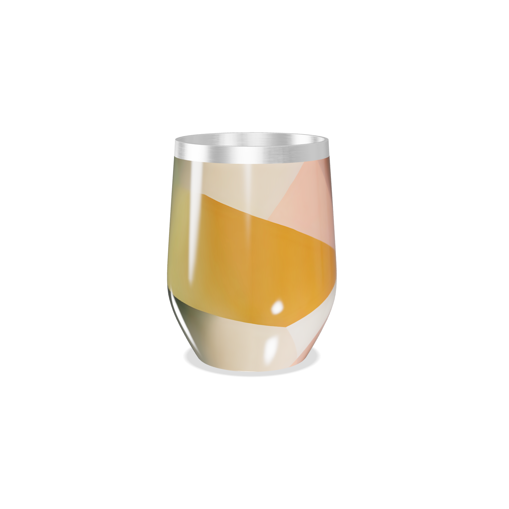 Copo Térmico Slim - Design Multicolorido