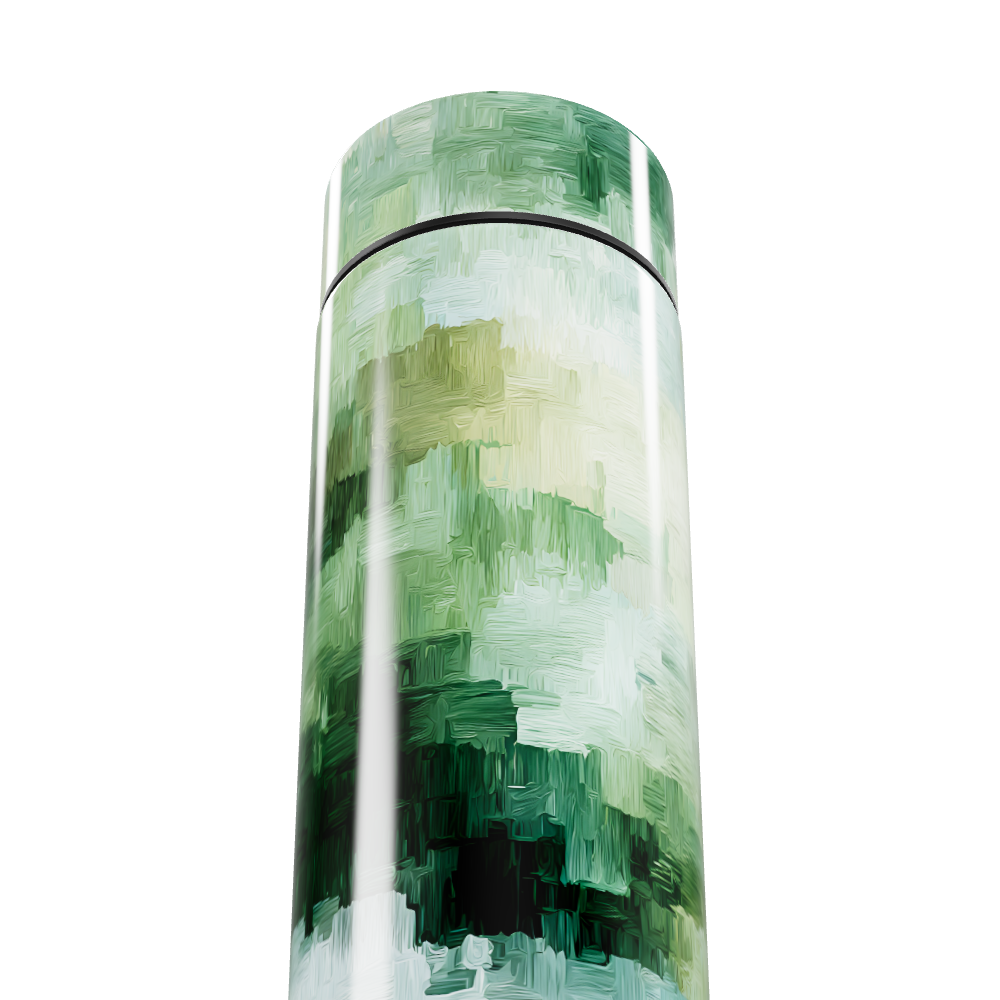 Garrafa Térmica Touch Pintura Verde