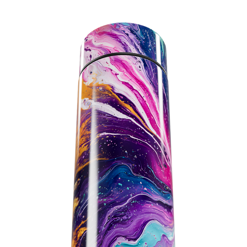 Garrafa Térmica Touch - Design Abstrato Colorido