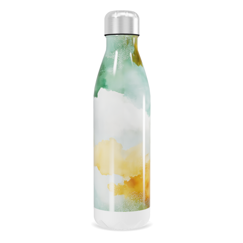 Garrafa Inox - Estampa Colorida Aquarela