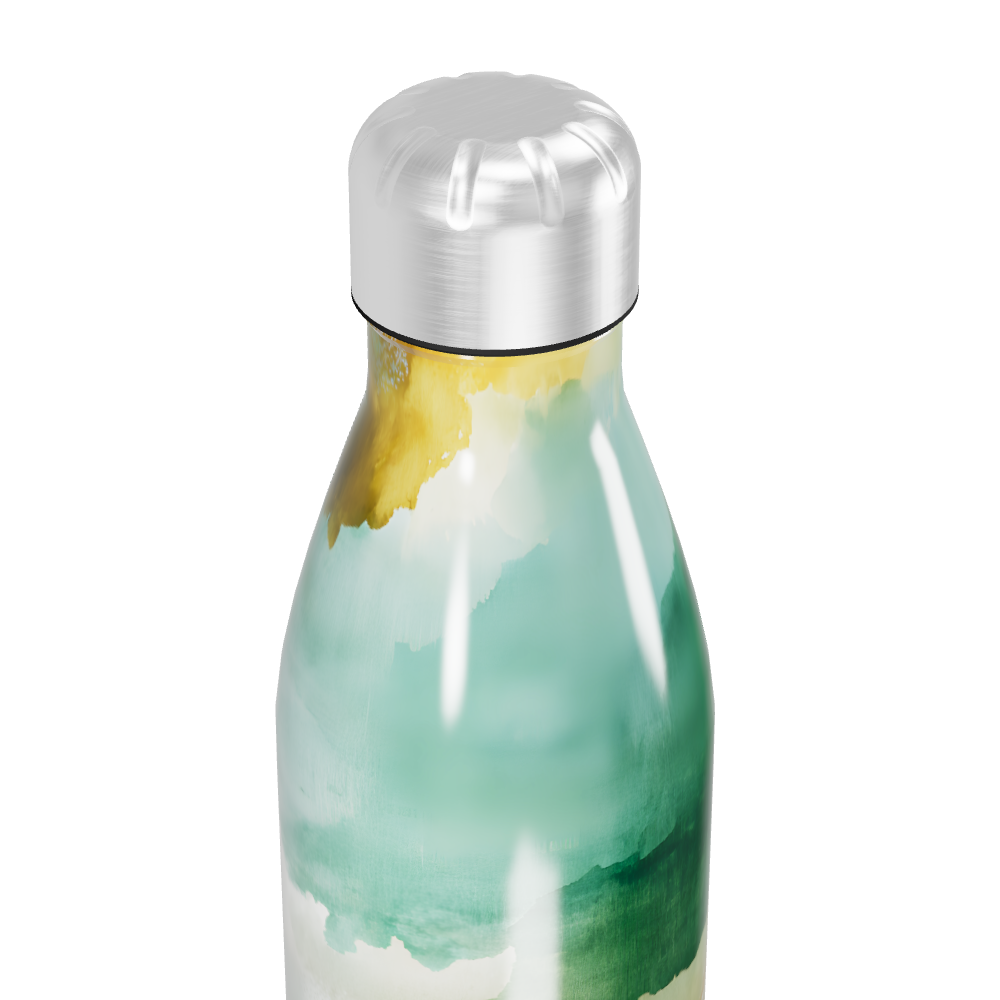 Garrafa Inox - Estampa Colorida Aquarela
