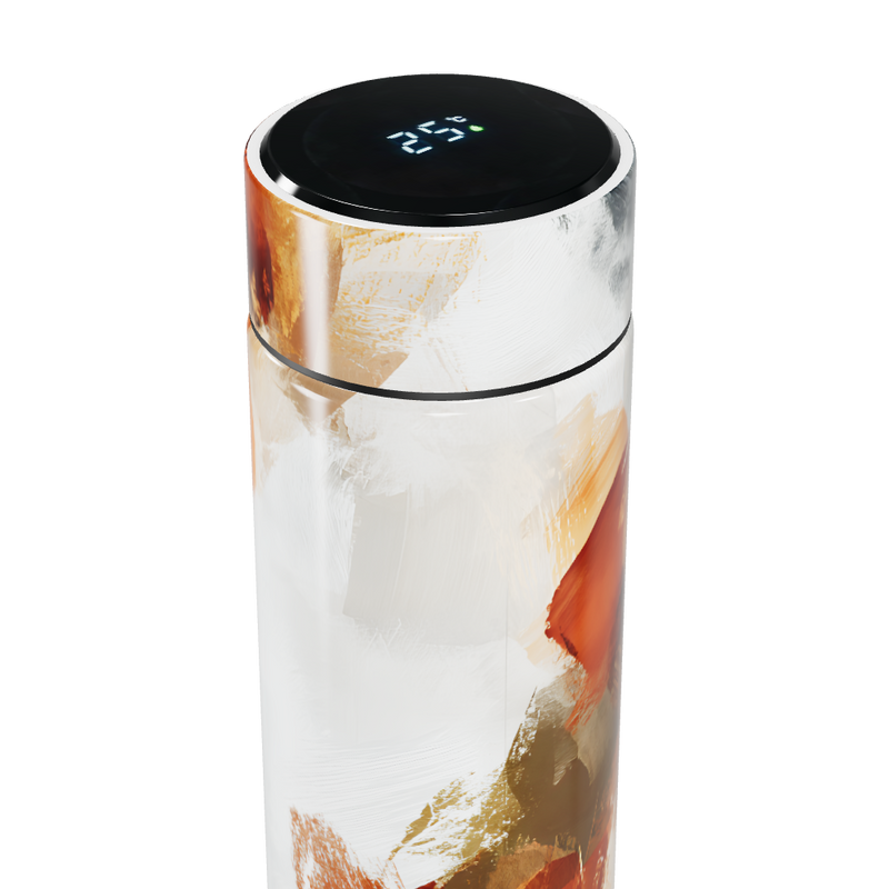 Garrafa Térmica Touch - Abstrata Aço Inox