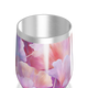 Copo Térmico Slim - Floral Rosa aço inox