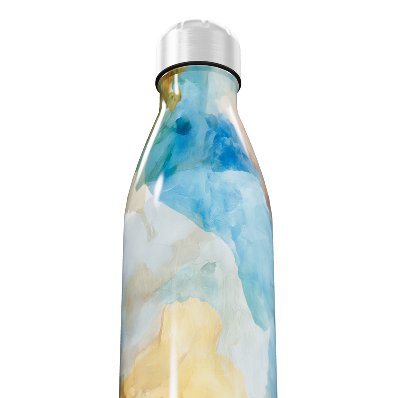 Garrafa Inox - Estampa Aquarela Colorida