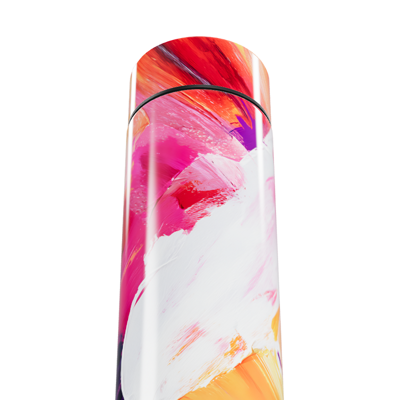 Garrafa Térmica Touch - Pintura Abstrata Colorida