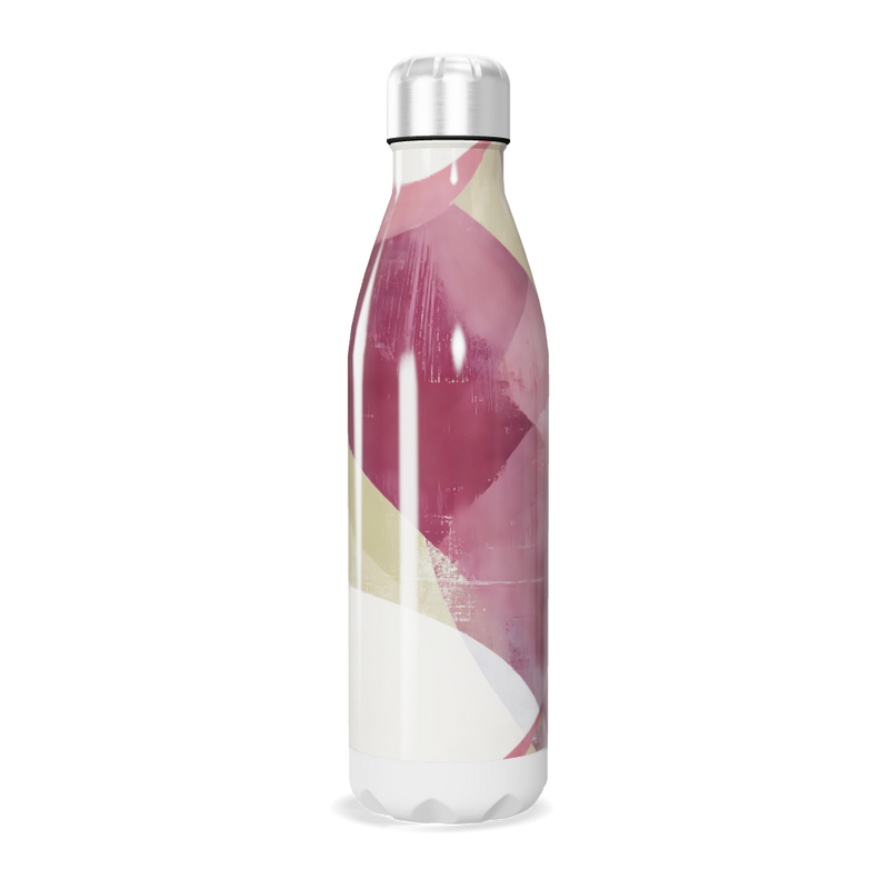 Garrafa Inox - Colorida com Estampa Abstrata