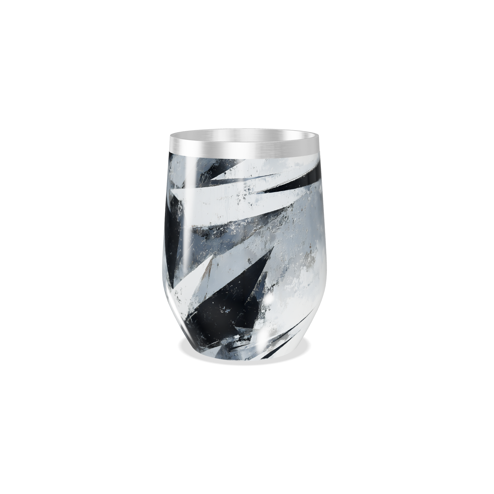 Copo Térmico Slim - Vidro com Design Preto