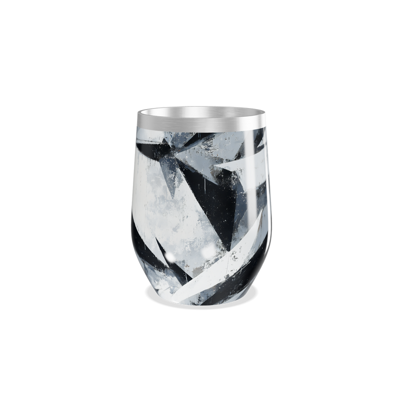 Copo Térmico Slim - Vidro com Design Preto