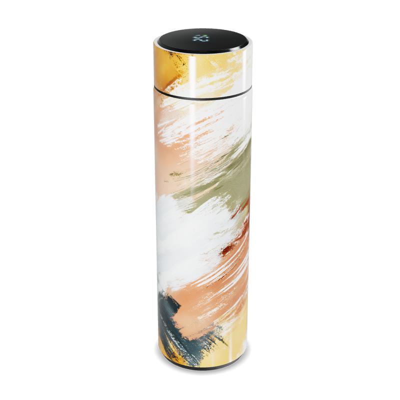 Garrafa Térmica Touch - Estampa Abstrata Colorida