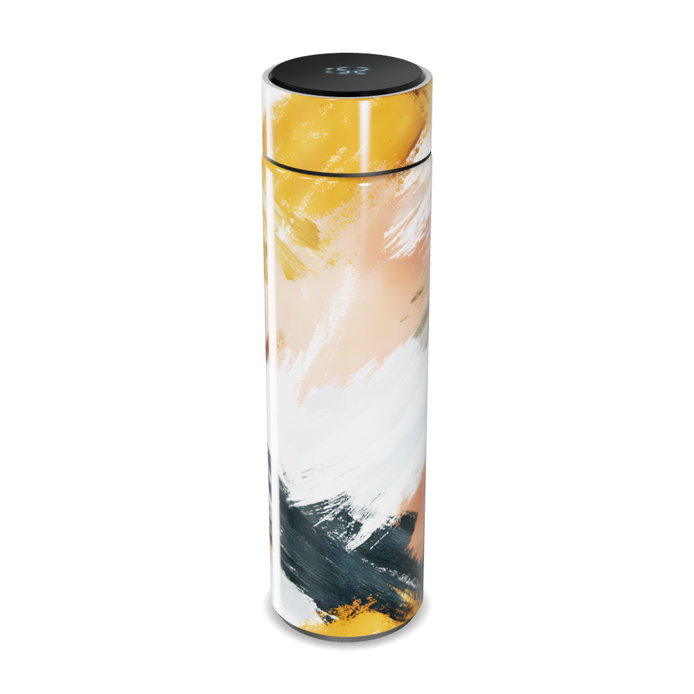 Garrafa Térmica Touch - Estampa Abstrata Colorida