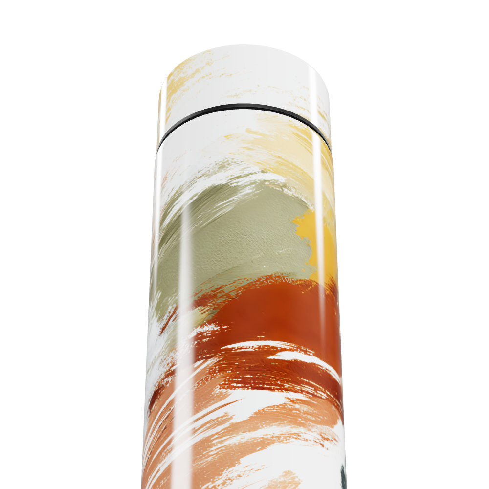 Garrafa Térmica Touch - Estampa Abstrata Colorida