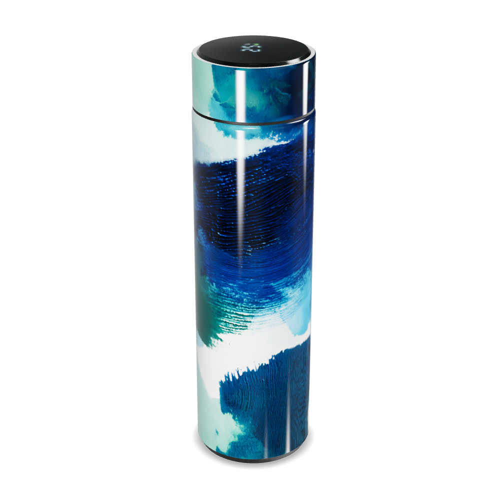 Garrafa Térmica Touch - Azul Arte Vidro