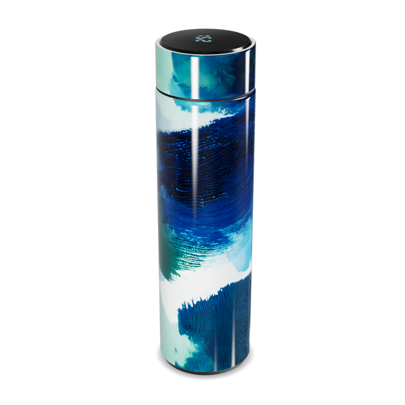 Garrafa Térmica Touch - Azul Arte Vidro