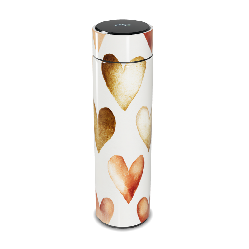 Garrafa Térmica Touch - Coração Branco