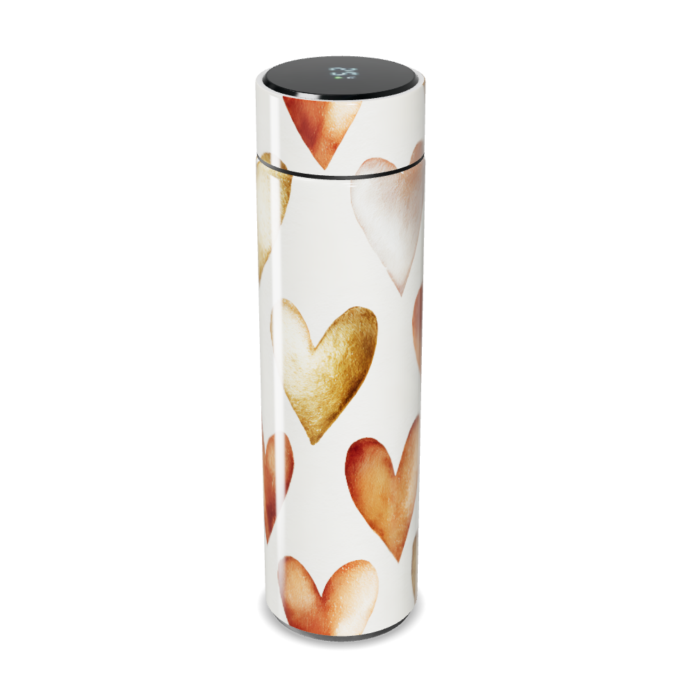 Garrafa Térmica Touch - Coração Branco