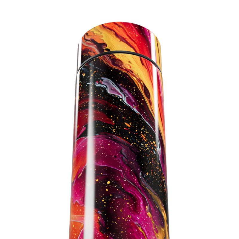 Garrafa Térmica Touch - Estampa Abstrata Colorida