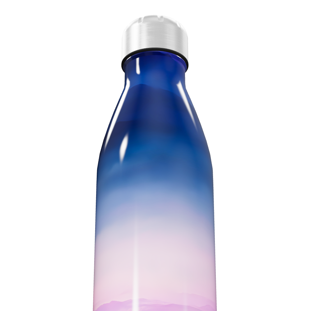 Garrafa Inox - Azul Degradê 500ml